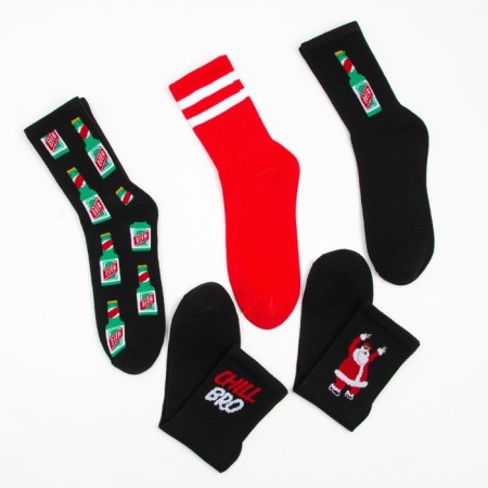 Set of men's socks KAFTAN "Chill Bro" 5 pairs, size 41-44 (27-29 cm)-3