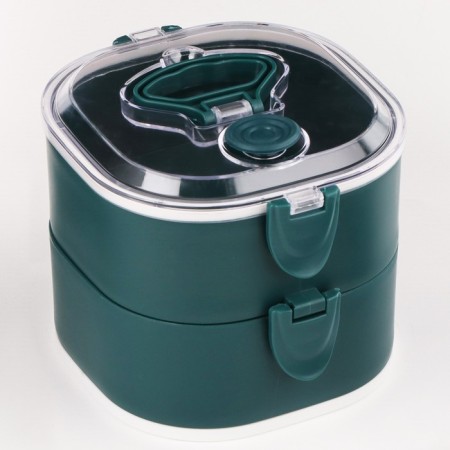 Lunch Boxing with the branches large, a container for food "Sepa", 1.85 l, with instruments, level 2, 17 x 15-3