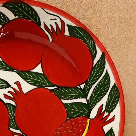 Pillage Rishtan Ceramics "Grenates", 25 cm-2