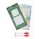 Set 2 in 1 "Sea Battle of Quiet Waters" and "Balda", 2 laundered markers, 3 game fields