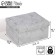 Gift folding box, packaging, “marble”, 31.2 x 25.6 x 16.1 cm