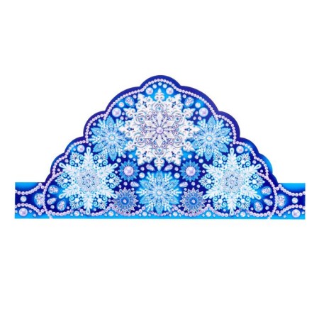 Mask-Parting "New Year's Crown" blue