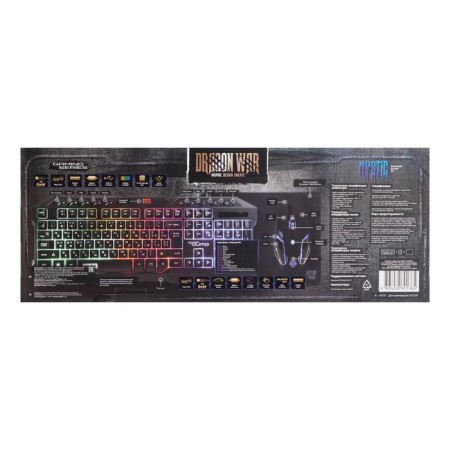 Keyboard set+mouse+Carpet Qumo Mystic K58/M76, Wending, Membram, 3200 DPI, USB, Black-19