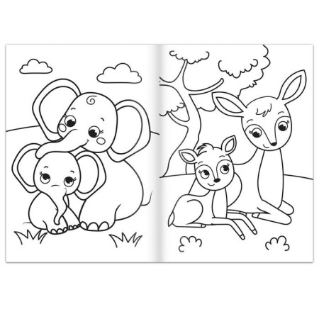 Coloring "Who is the baby?", 16 p., A4 format-2