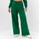 Women's costume (sweatshirt/pants), green color, size 50
