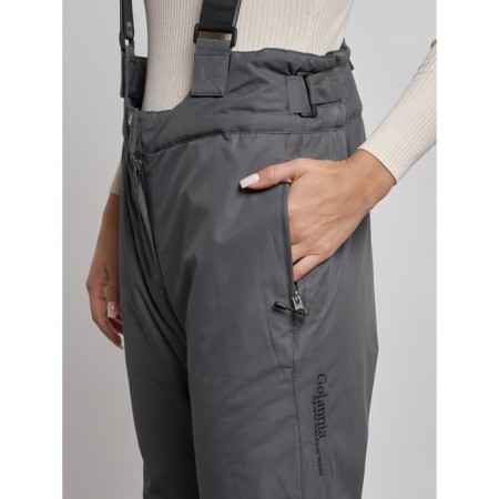 Semi -combinezone ski insulated female winter, size 44, color gray color-12