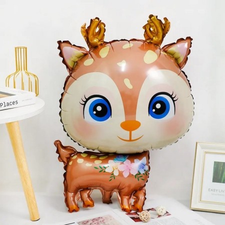 Foil ball 29 "Olenenok", figure, brown-1