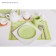 Mug ceramic shares "Green Peas", 360 ml, green color