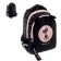 School backpack 40 x 26 x 19 cm, ergonomic back, Hatber sreet "Moore-huma", pink/black NRK_77090