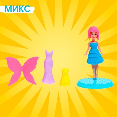 Fairy -tale doll "Emma" collapsible, with accessories, mix-7