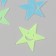 Sticker phosphorus plastic "Smail Star" set of 15 pcs 17x12 cm