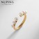 Xuping ring meeting, beads, color gold, size 18
