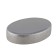 Axentia Hollywood soapbred oval from ceramics, silver color, 12x2.5x9 cm