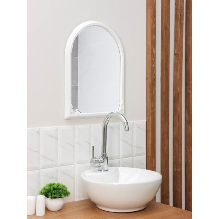 Mirror in the frame, 49.5 × 39 cm, white color-5