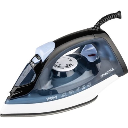 Iron Homestar HS-4012, 1800 watts, Teflon sole, 190 ml, blue