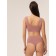 Top female supporting on the wide straps of Mirey, size 48, pink color
