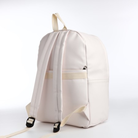 Youth backpack with lightning, 4 pockets, white color-3