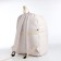Youth backpack with lightning, 4 pockets, white color