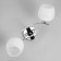 Luer "Luis" 2XE27 40W chrome 50x17x24cm
