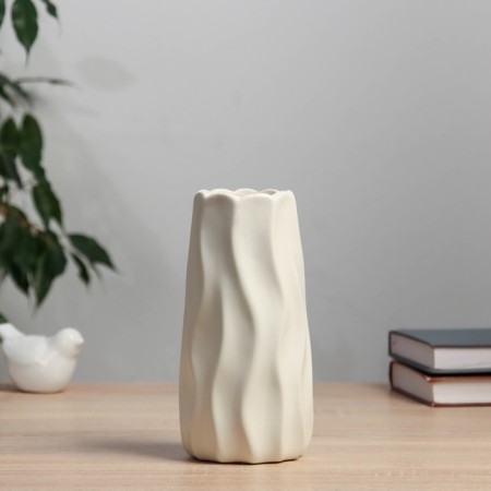 VAZ Coramics Table "Grant" D-6 cm, 18x8 cm, white