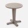 Set of garden furniture "Provence": table round diameter 65 cm + 2 chairs, mokko