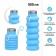 Folder bottle, 500 ml, 7 x 21 cm, silicone