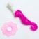 Children's toothbrush the massager, "sea hobby", silicone, with a limiter, from 3 months, color mix