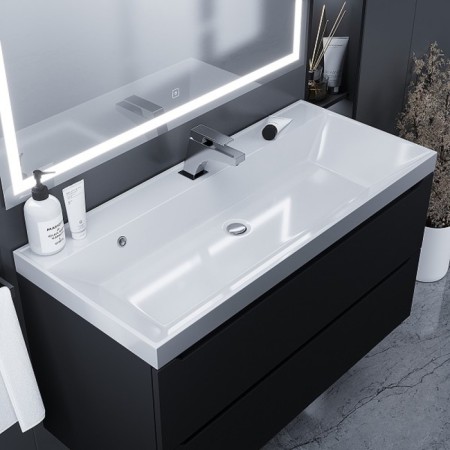 Uperwood Classic sink, furniture, 90 cm, rectangular