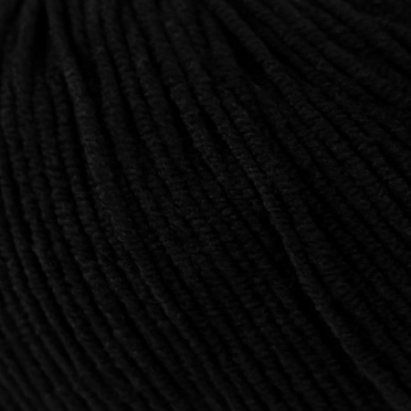 Yarn "jeans" 55% cotton, 45% acrylic 160m/50g (53 black)-2