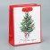 Laminated vertical "Christmas tree", s 12 x 15 x 5.5 cm, New Year