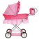 Puppet stroller No. 11, pink color with lilac