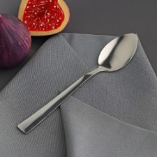 A spoon of a teaspoon of stainless steel 