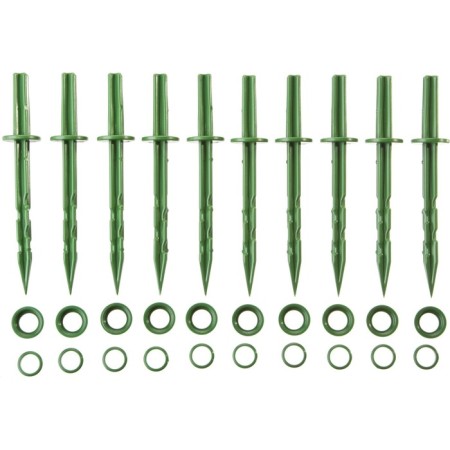 Garden pegs, h = 20 cm, set 10 pcs., Green
