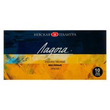 Oil art, set of 10 colors x 46 ml, ZHK 