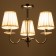 Avtal chandelier 3xe14 40W chrome 58x58x80 cm Bayerlux