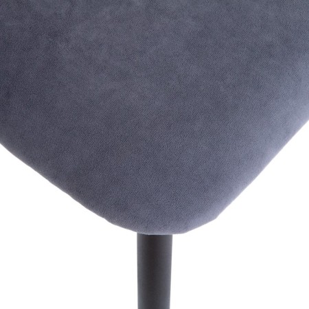 Chloe chair velor graphite/black-3