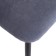 Chloe chair velor graphite/black