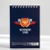 Notepad A6, 40 l. In the cage. Cardboard cover "February 23"