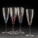 A set of glasses for champagne Kate, 220 ml, 6 pcs.