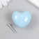 Pen for the casket ceramics, metal "heart" Blue 3.8x3.8x3 cm