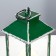 Nightlight "lantern with a candle" LED from batteries 3HAAA green 14x14x29.5 cm Risalux