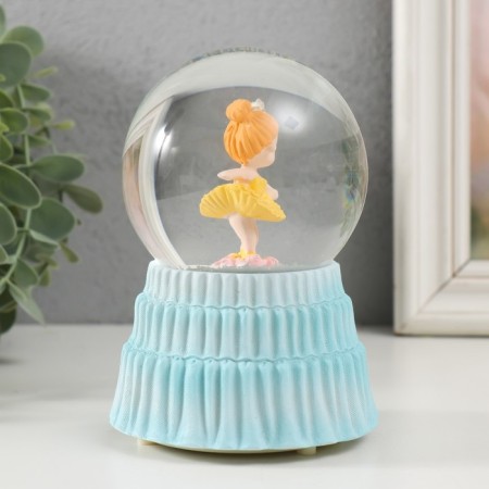 Souvenir Polystone Water Ball Light, Music "Baby Blerina" d = 8 cm mix 12x8.5x8.5 cm-3