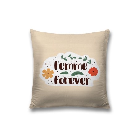 Decorative pillowcase "Femme Forever", on a zipper, size 45x45 cm