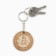 Key keychain wooden "best man", 5 x 5 cm
