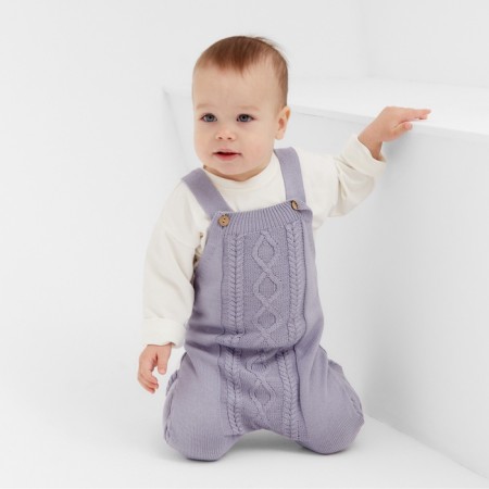 Combineson Children's Knitted Minaku, height 80-86, gray-blue color-3