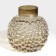 Vase for flowers "Malva" from dark transparent glass 20 x 18 x 18 cm