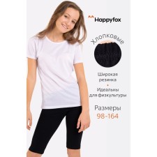 Велосипедки для девочек рост 122 см, цвет чёрный