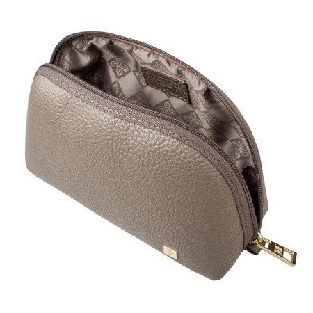 Lightning cosmetic bag, beige color-1