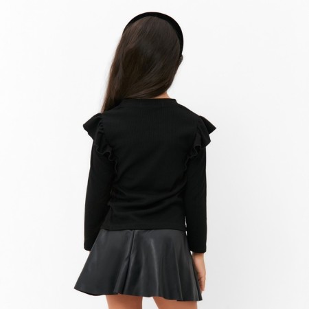 Children's jumper with kaftan wounds, p. 32 (110-116 cm), black-3
