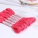 Muline threads, 8 ± 1 m, bright pink color No. 956, price for 1 piece